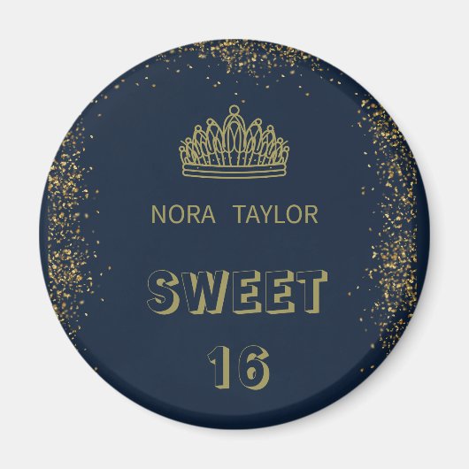 「スウィート16ソイレ：グラム、グリッツ、そしてグッドタイムズ！」 マグネット (正面)