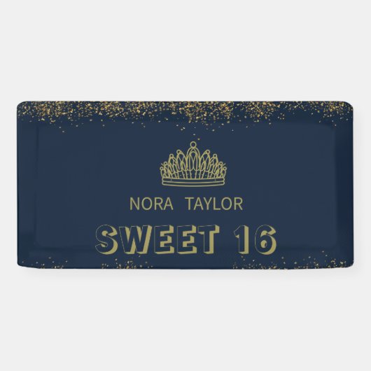 「スウィート16ソイレ:グラム、グリッツ、そしてグッドタイムズ! 横断幕 (横)