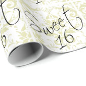 スウィート16タウプタンダマスク誕生日ガーリーパーティー ラッピングペーパー (ロールコーナー)
