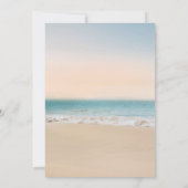 スウィート16トロピカルビーチテーマパーティー招待状 招待状 (裏面)