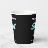 スウィート16ネオンライツバースデーパーティー 紙コップ (左)