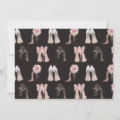 スウィート16ハイヒール誕生日招待状 招待状 (裏面)