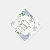 スウィート16バターフリスダスティーブルー赤面ガウン スタンダードカクテルナプキン (角)