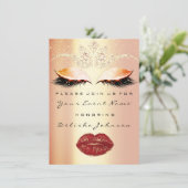 スウィート16バラダイヤモンドブライダルキンセアニェラメイクアップ 招待状 (スタンド正面)