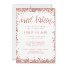 スウィート16バラ金ゴールドフェイクグリッターバースデーパーティー