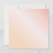 スウィート16バラ金ゴールドブルゴーニュ花模様幾何学的 招待状 (裏面)