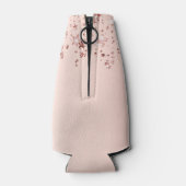 スウィート16バラ金ゴールド星パーティー ボトルクーラー (裏面)