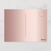 スウィート16バラ金ゴールド星募集 ポストカード (裏面)