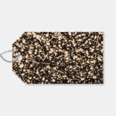 スウィート16バースデーパーティーミッドナイトグラム金ゴールド ギフトタグ (裏面横)