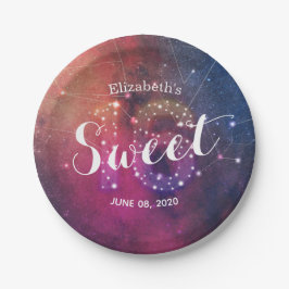 スウィート16バースデーパーティー銀河系星星座 ペーパープレート