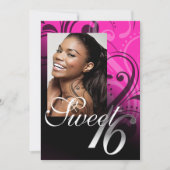スウィート16バースデーパーティー 招待状 (正面)