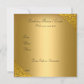 スウィート16バースデーパーティー 招待状 (裏面)