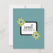 スウィート16バースデーパーティ招待状|ボホシック} 招待状 (正面)