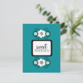 スウィート16バースデーパーティ招待状|ボホシック} 招待状 (スタンド正面)