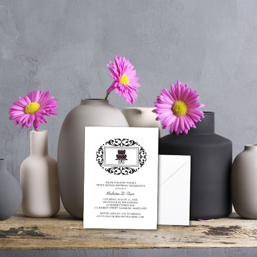 スウィート16バースデーパーティ招待状 招待状