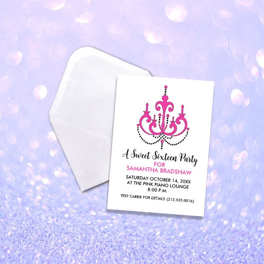 スウィート16バースデーパーティ招待状 招待状