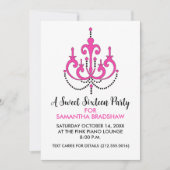 スウィート16バースデーパーティ招待状 招待状 (正面)