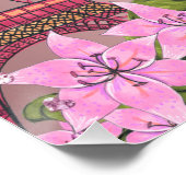 スウィート16パリ赤面ピンクエッフェルタワーへようこそ ポスター (コーナー)