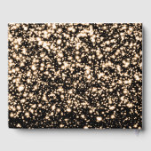 スウィート16パーティーゲストブックミッドナイトグラム金ゴールド ゲストブック (裏面)