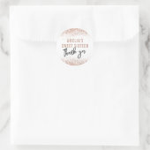 スウィート16パーティーフェイスステッカーバラ金ゴールドグリッター ラウンドシール (バッグ)