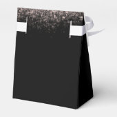 スウィート16ピンクグリッター&ブラック誕生日 フェイバーボックス (裏面サイド)