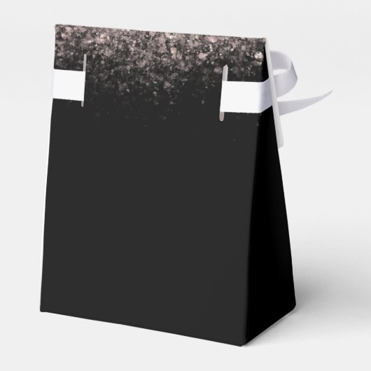 スウィート16ピンクグリッター&ブラック誕生日 フェイバーボックス (裏面サイド)