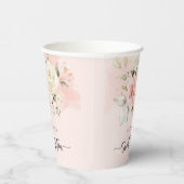 スウィート16ピンクフローラ誕生日パーティー 紙コップ (右)