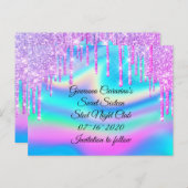 スウィート16ブライダルシャワーキンセアニェラピンクガーリー ポストカード (正面/裏面)