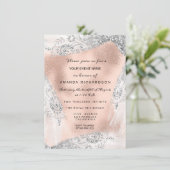 スウィート16ブライダルダイヤモンドドレスグレーシルバーバラ 招待状 (スタンド正面)