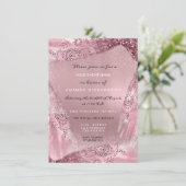 スウィート16ブライダルダイヤモンドドレスバラムーヴピーニー 招待状 (スタンド正面)