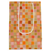 スウィート16ブラックハート10代のガール ミディアムペーパーバッグ (裏面)