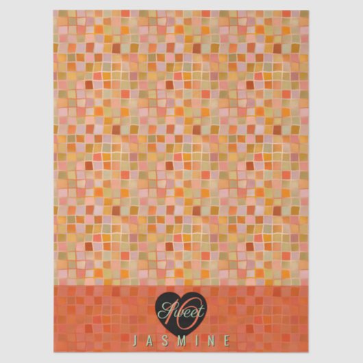 スウィート16ブラックハート10代のガール 薄葉紙 (正面)