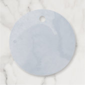 スウィート16ブルーフローラドレス フェイバータグ (裏面)