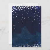 スウィート16ブルー&シルバースターリーナイトバースデーパーティー 招待状 (裏面)