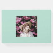 スウィート16ミントグリーンフローラ ゲストブック (裏面)