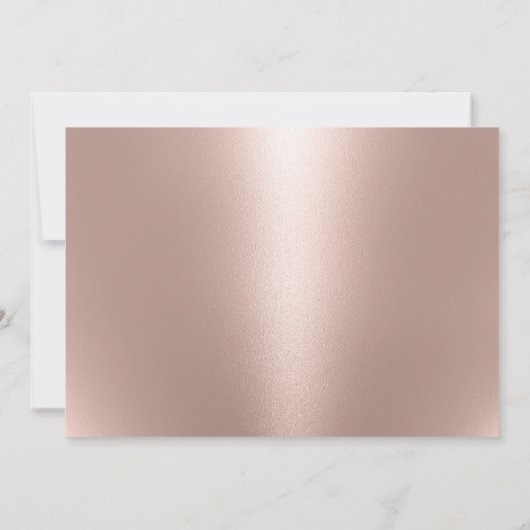 スウィート16モダンバラ金ゴールドグリッターフォト誕生日 招待状 (裏面)