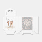 スウィート16ラグジュアリーバラ金ゴールドバルーン誕生日 フェイバーボックス (折り畳みなし)