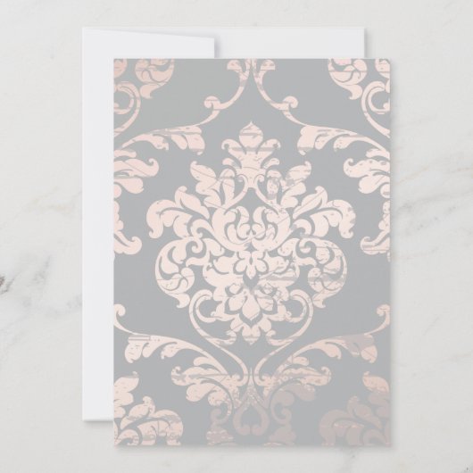 スウィート16ラグジュアリーバラ金ゴールドバルーン 招待状 (裏面)