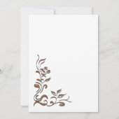 スウィート16ヴィンテージフローラ誕生日パーティー 招待状 (裏面)