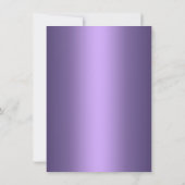 スウィート16冬ワンダーランドスパークルスノーフレーク 招待状 (裏面)