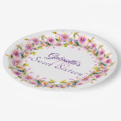 スウィート16十六フローラ誕生日 ペーパープレート (アングル)