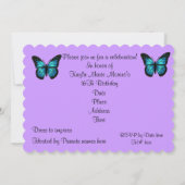 スウィート16招待状レインボー 招待状 (裏面)