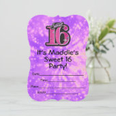 スウィート16招待状 招待状 (スタンド正面)