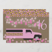 スウィート16招待状 招待状 (正面/裏面)