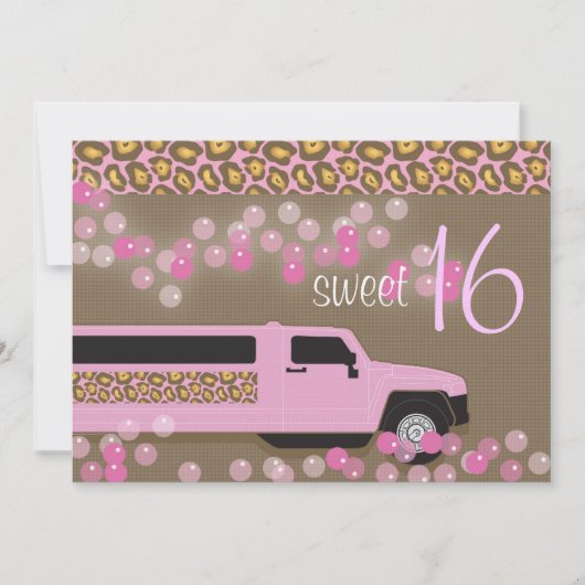 スウィート16招待状 招待状 (正面)