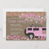 スウィート16招待状 招待状 (裏面)