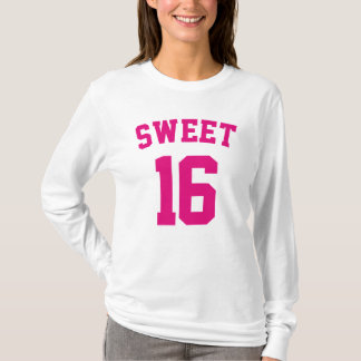 スウィート16誕生日かわいい大学文学院 Tシャツ