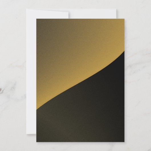 スウィート16誕生日エッフェルタワーナイトインパリス金ゴールド 招待状 (裏面)