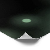 スウィート16誕生日カラフルネオングローウェルカムサイン ポスター (角)