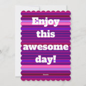 スウィート16誕生日カード シーズンカード (裏面)